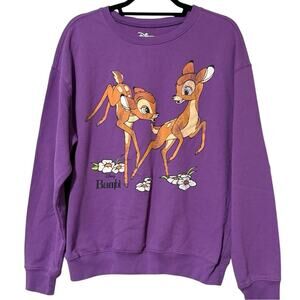 Disney women’s size xl pullover Bambi sweater preloved crewneck long sleeve